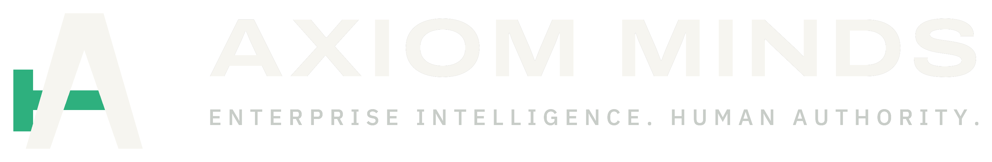Axiom Minds — Enterprise Intelligence. Human Authority.